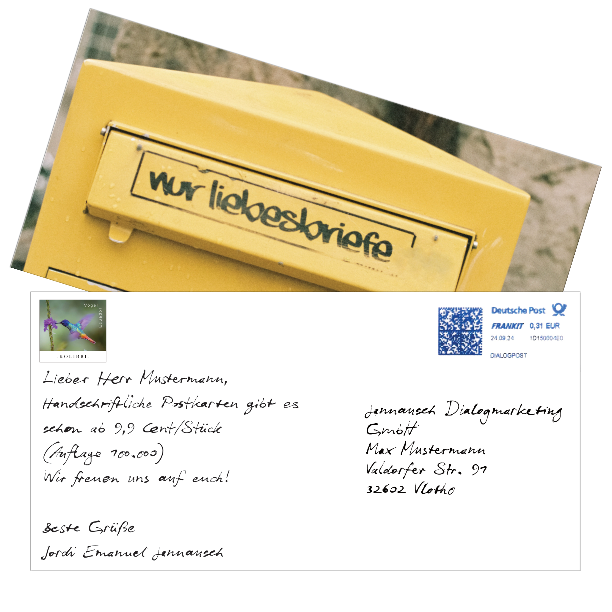 Maxi Postkarte